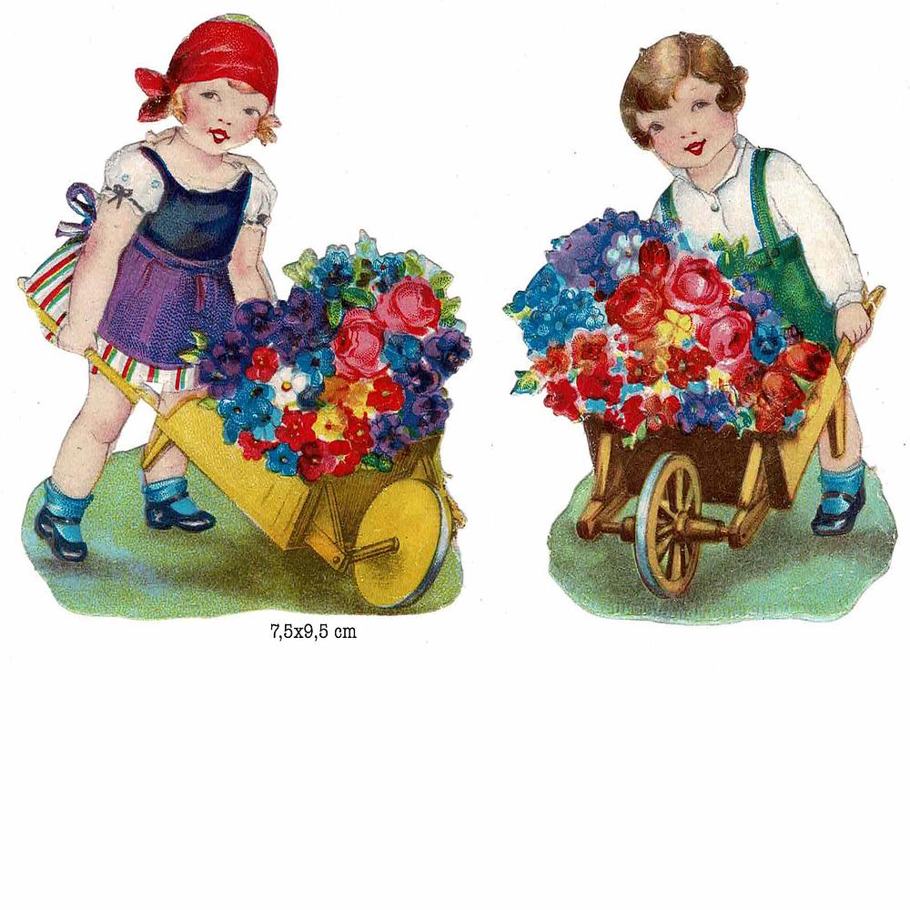 M&S girls with weelbarrow.jpg