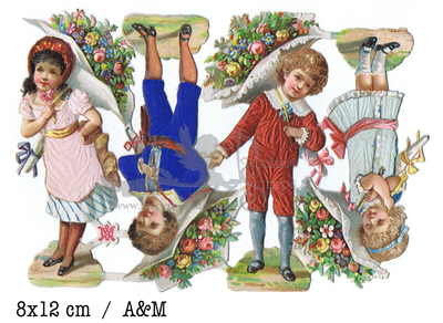 Albrecht & Meister silk scraps little victorian children with flowers.jpg