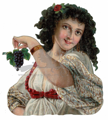 Large scrap Gipsy Girl with grapes.jpg